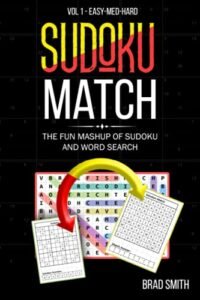 Sudoku Match: The Fun Mashup of Sudoku and Word Search (Black Series)