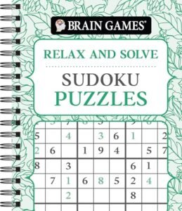 Brain Games – Relax and Solve: Sudoku (Pattern Cover)